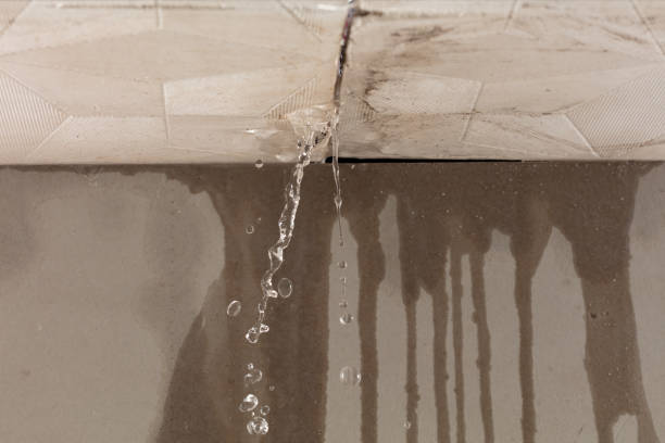 Professional Water Damage Restoration technician working in Crowley, TX